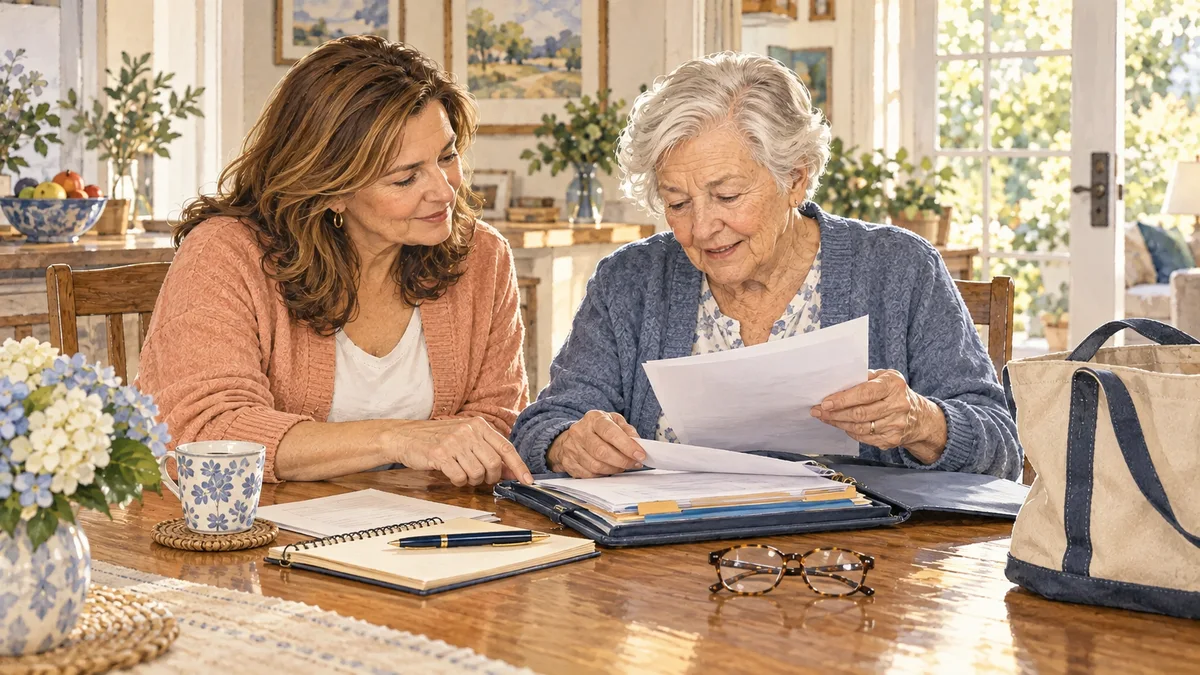 Preparing appointment papers together
