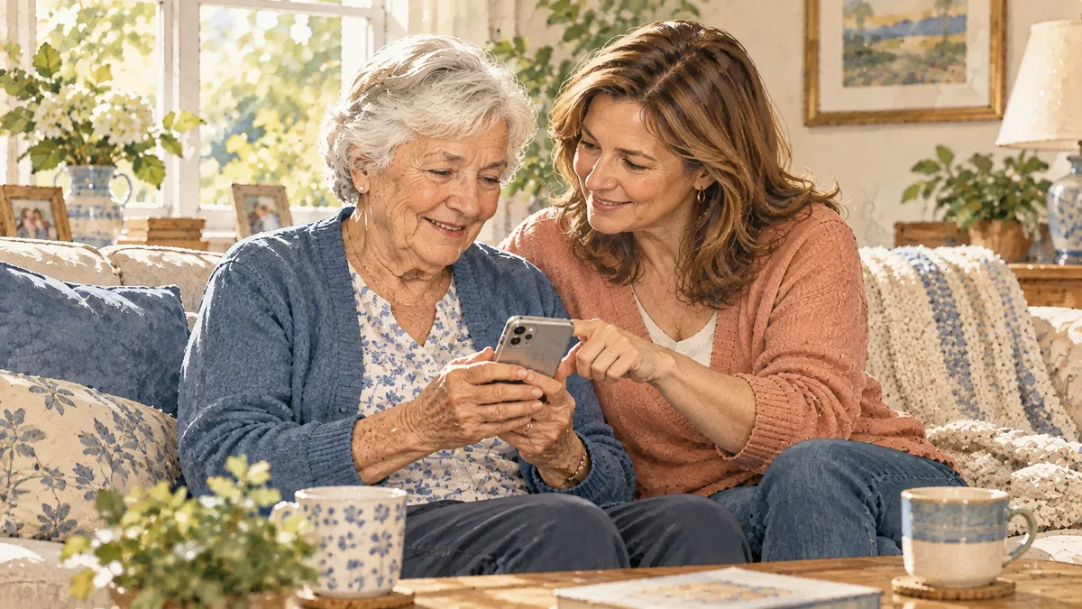 Practising phone controls together
